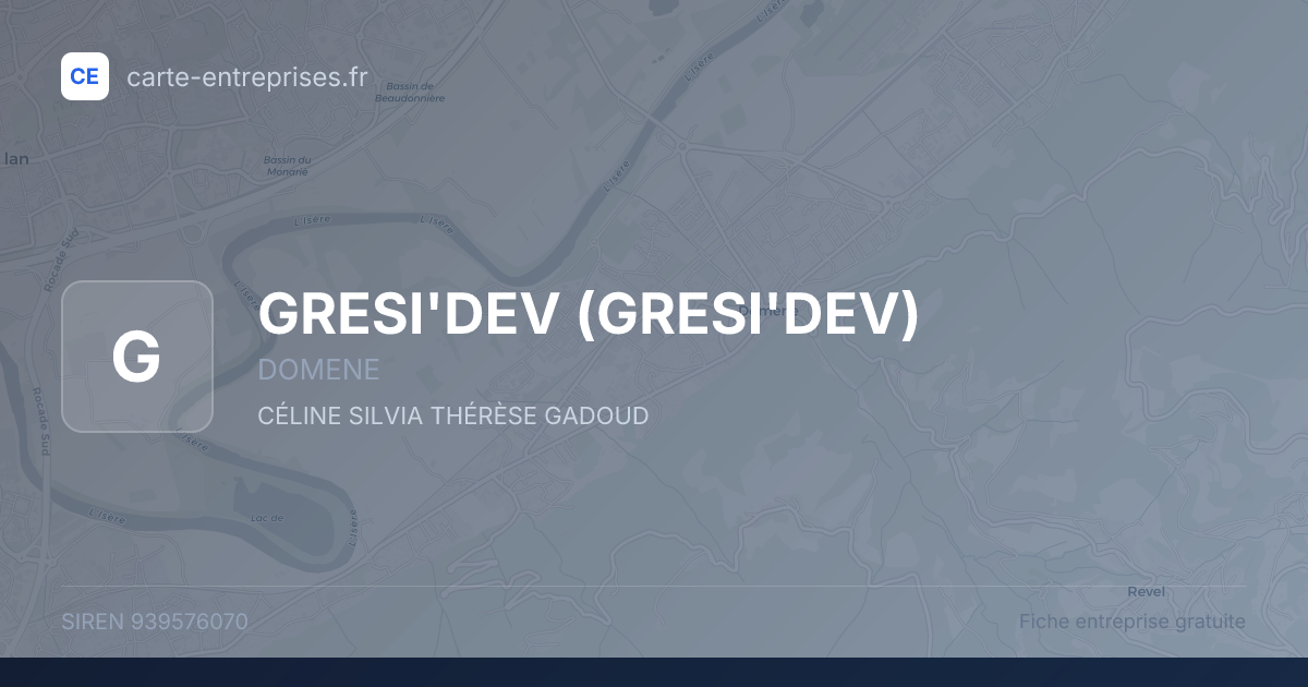 GRESI'DEV — 939576070 — fiche entreprise