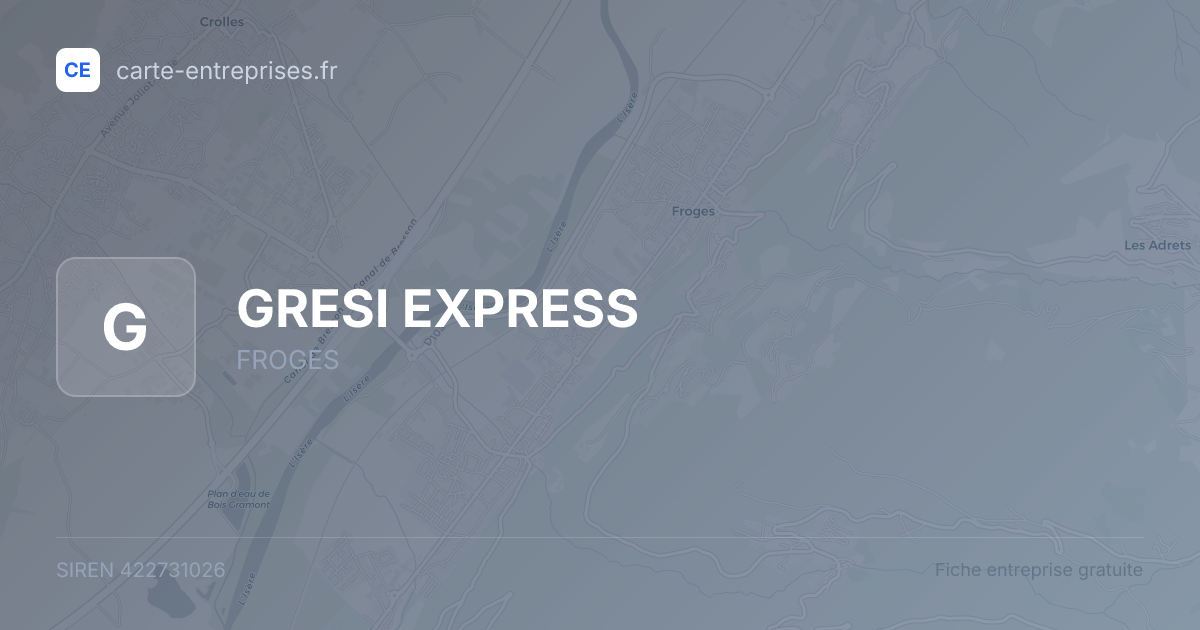 GRESI EXPRESS — 422731026 — fiche entreprise