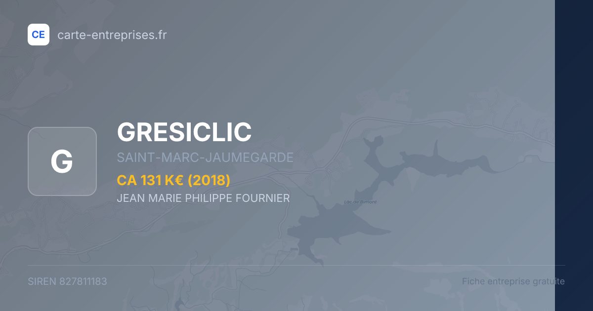 GRESICLIC — 827811183 — fiche entreprise