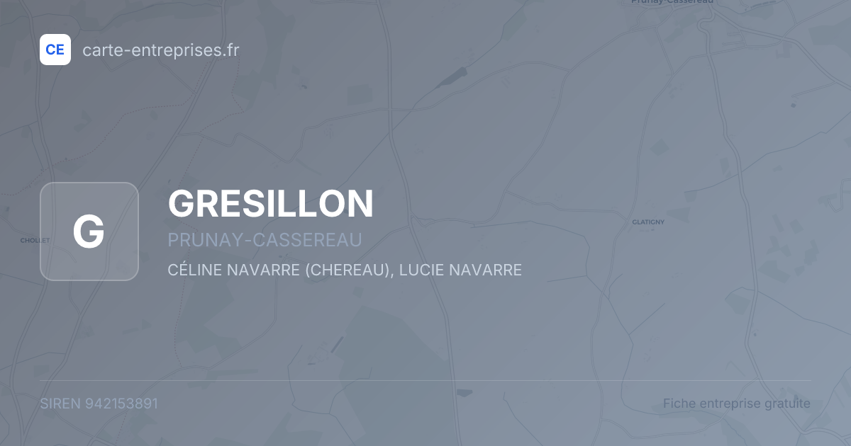 GRESILLON — 942153891 — fiche entreprise