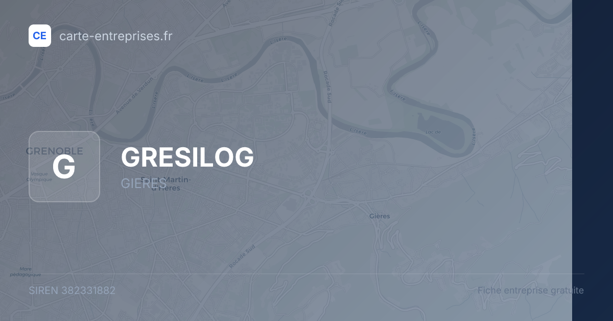 GRESILOG — 382331882 — fiche entreprise