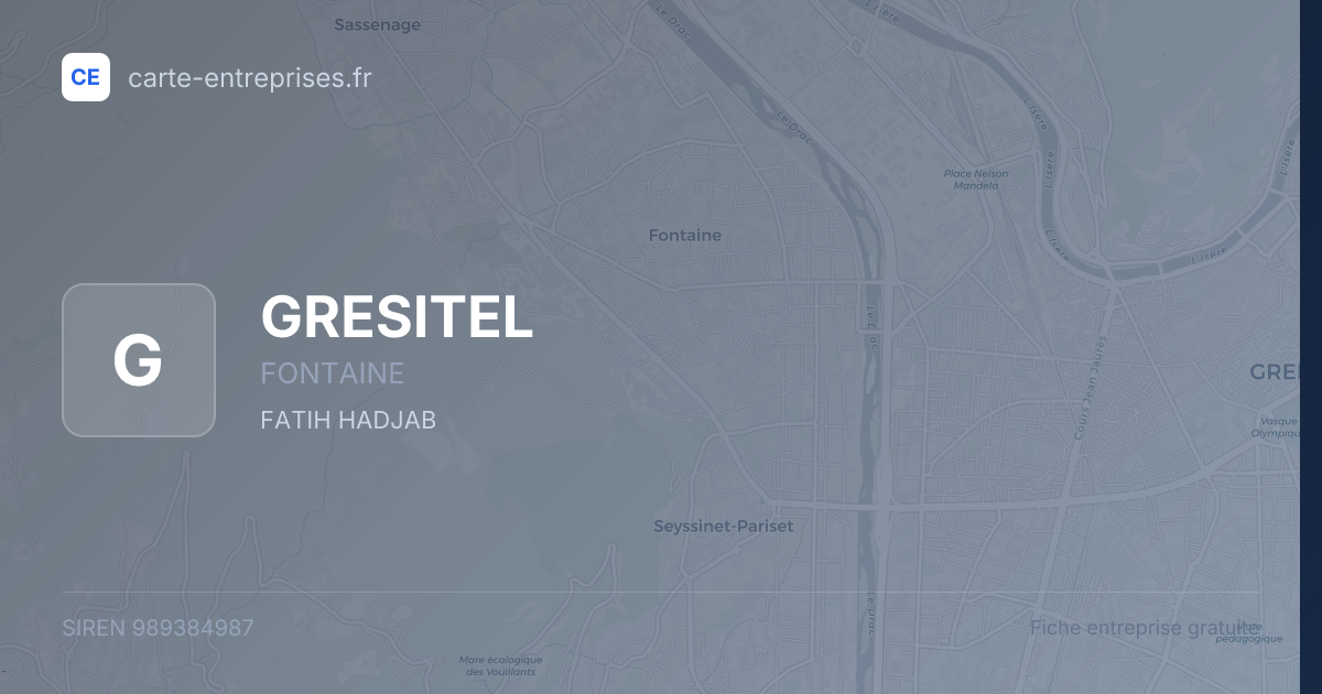 GRESITEL — 989384987 — fiche entreprise