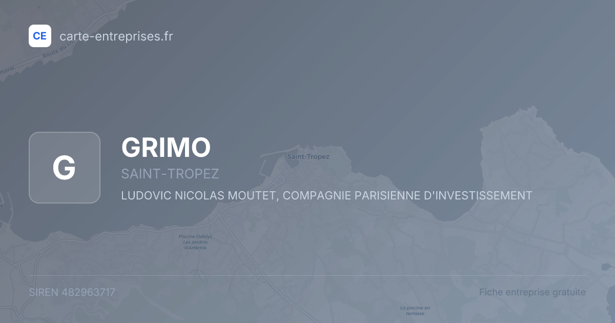 GRIMO — 482963717 — fiche entreprise