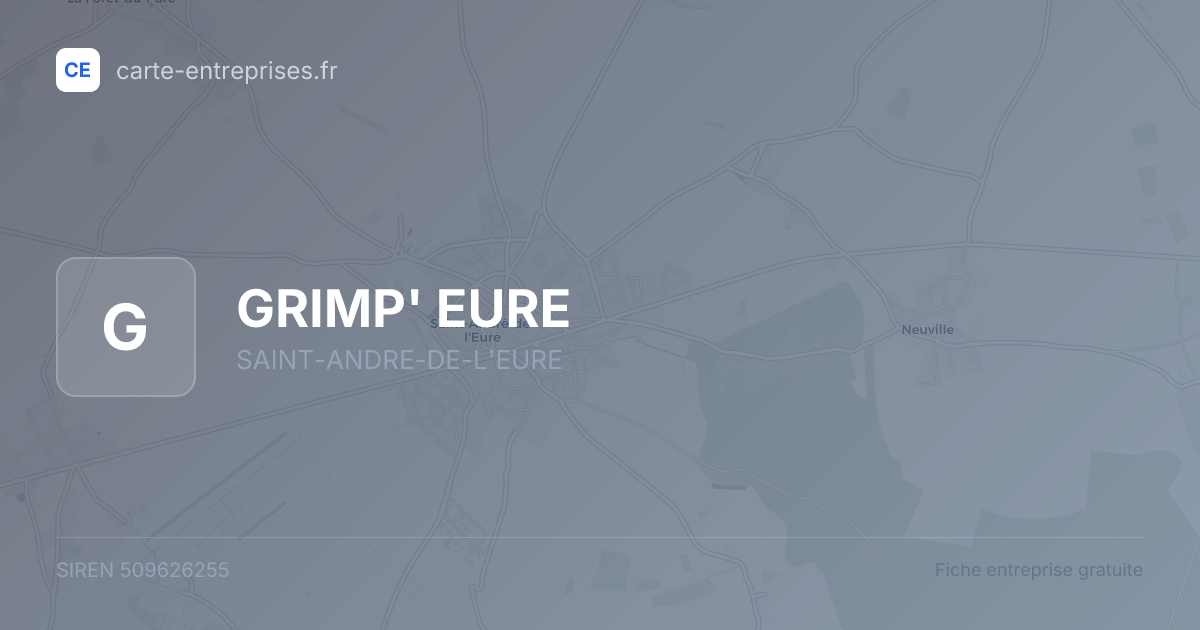 GRIMP' EURE — 509626255 — fiche entreprise