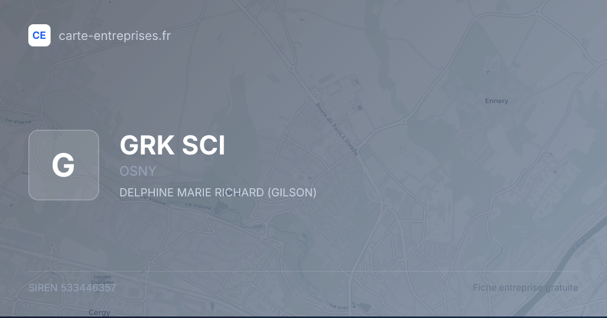 GRK SCI — 533446357 — fiche entreprise