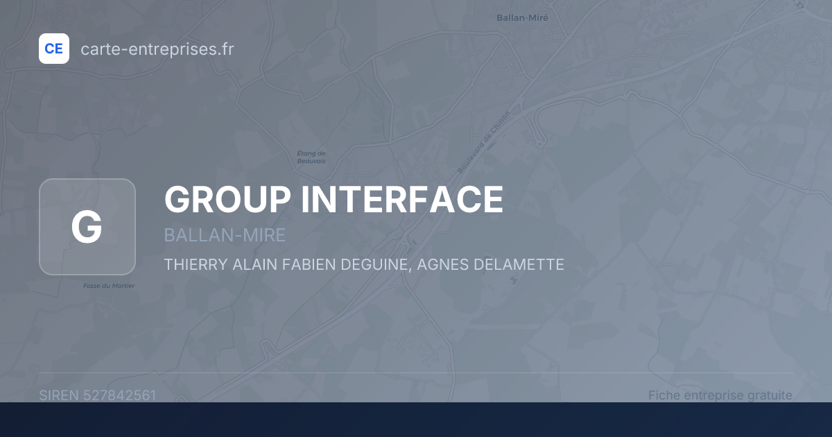 GROUP INTERFACE — 527842561 — fiche entreprise