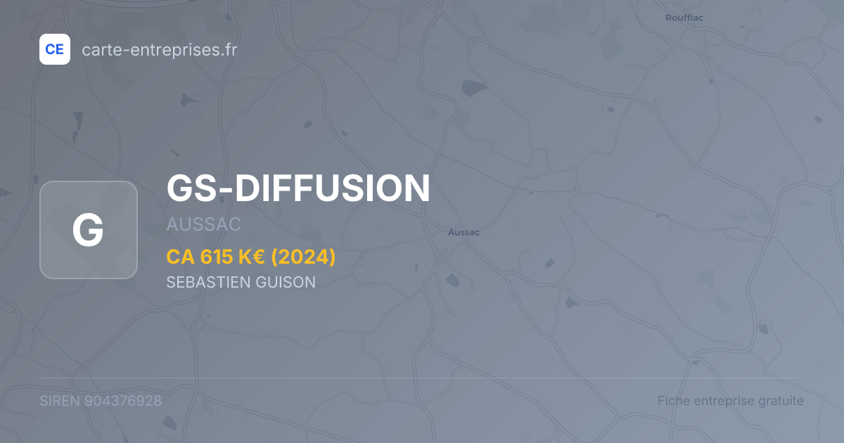 GS-DIFFUSION — 904376928 — fiche entreprise