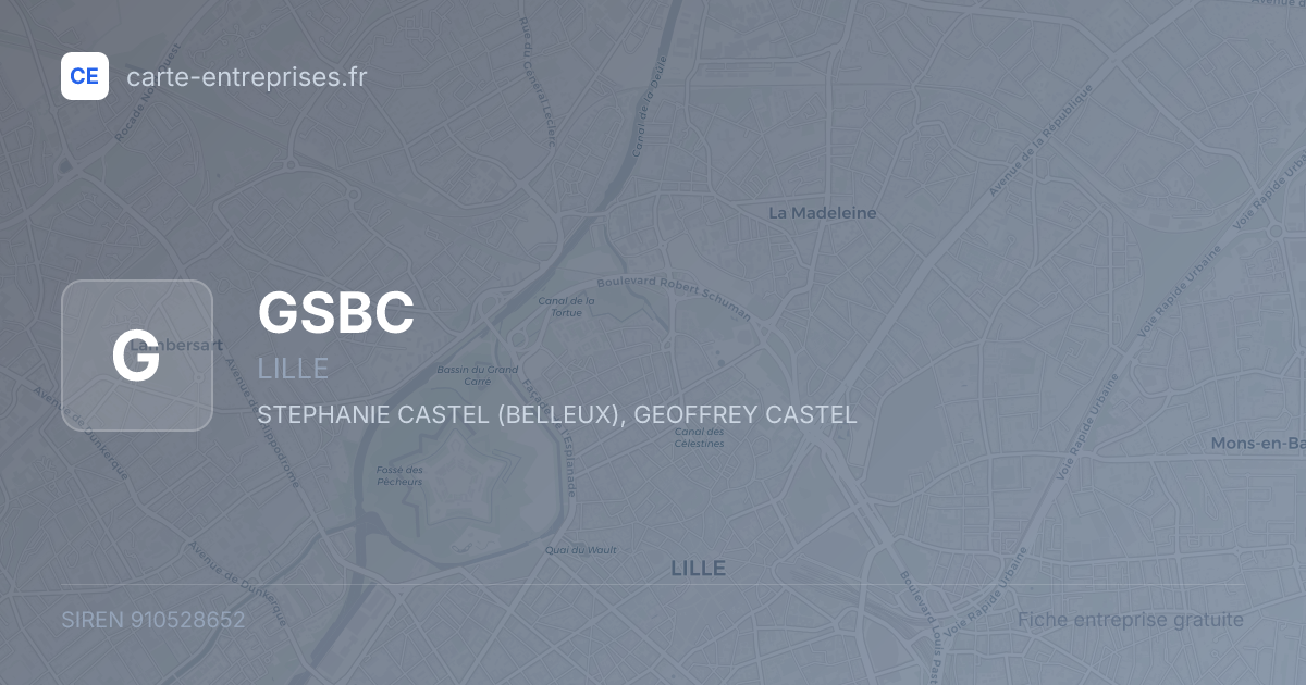 GSBC — 910528652 — fiche entreprise