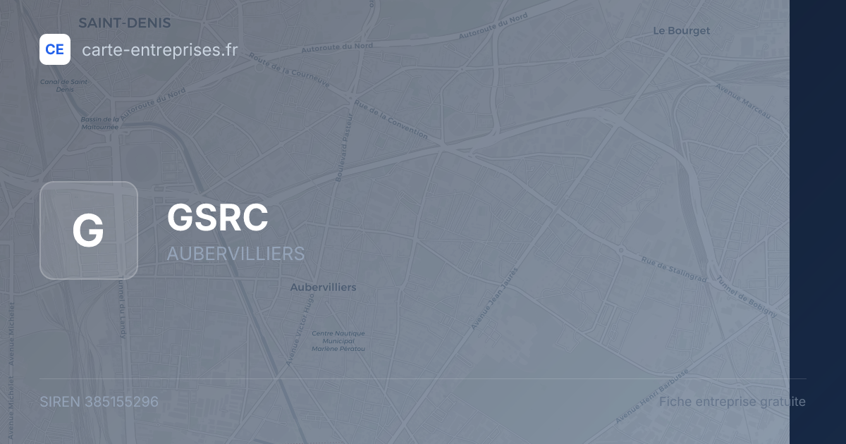 GSRC — 385155296 — fiche entreprise
