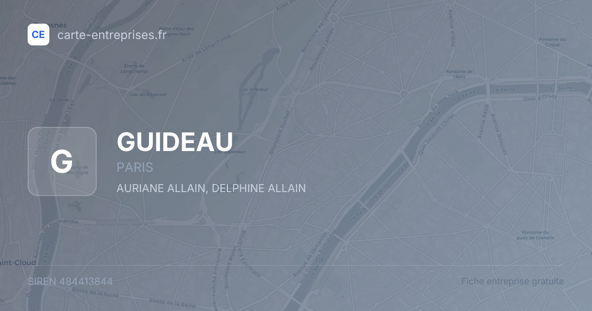 GUIDEAU — 484413844 — fiche entreprise