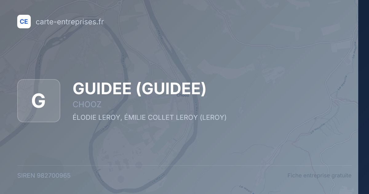 GUIDEE — 982700965 — fiche entreprise