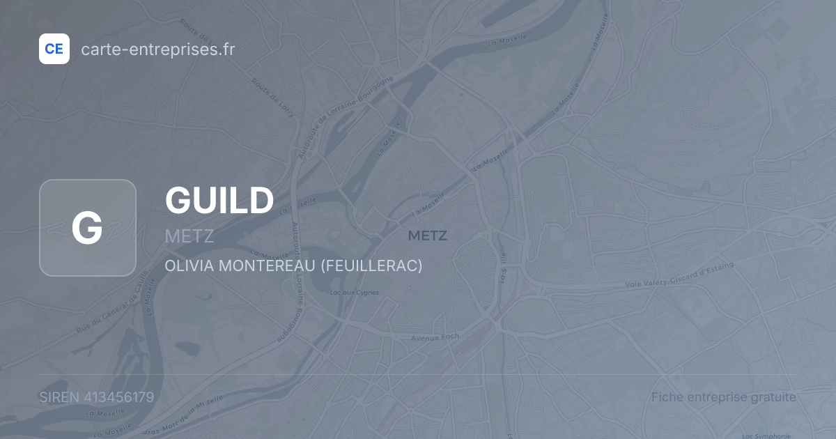 GUILD — 413456179 — fiche entreprise