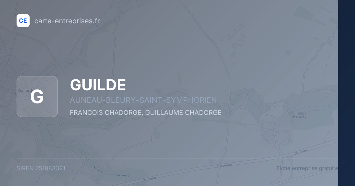 GUILDE — 751983321 — fiche entreprise