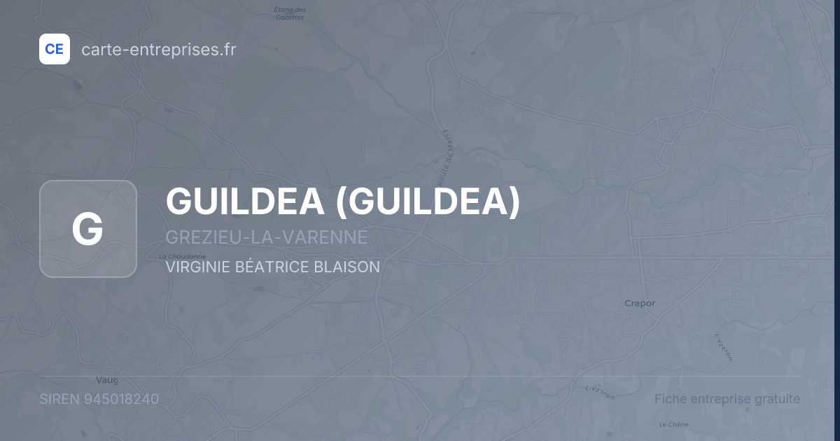 GUILDEA — 945018240 — fiche entreprise