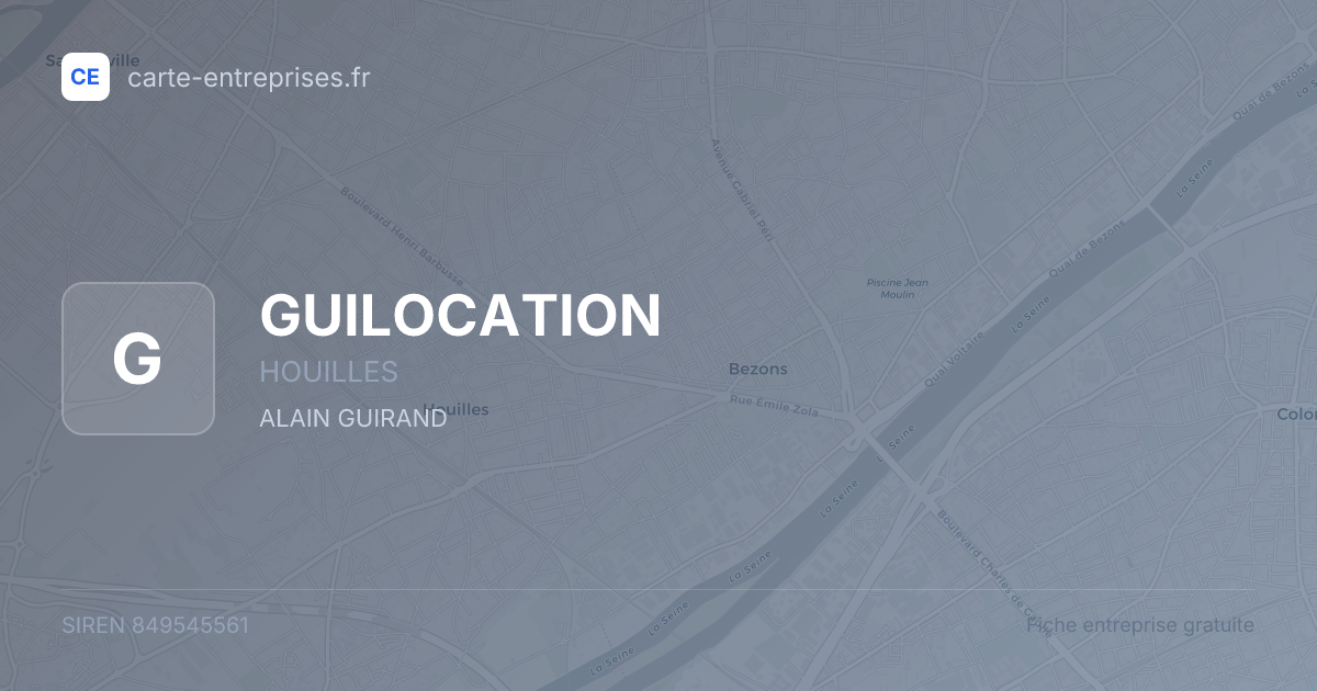 GUILOCATION — 849545561 — fiche entreprise
