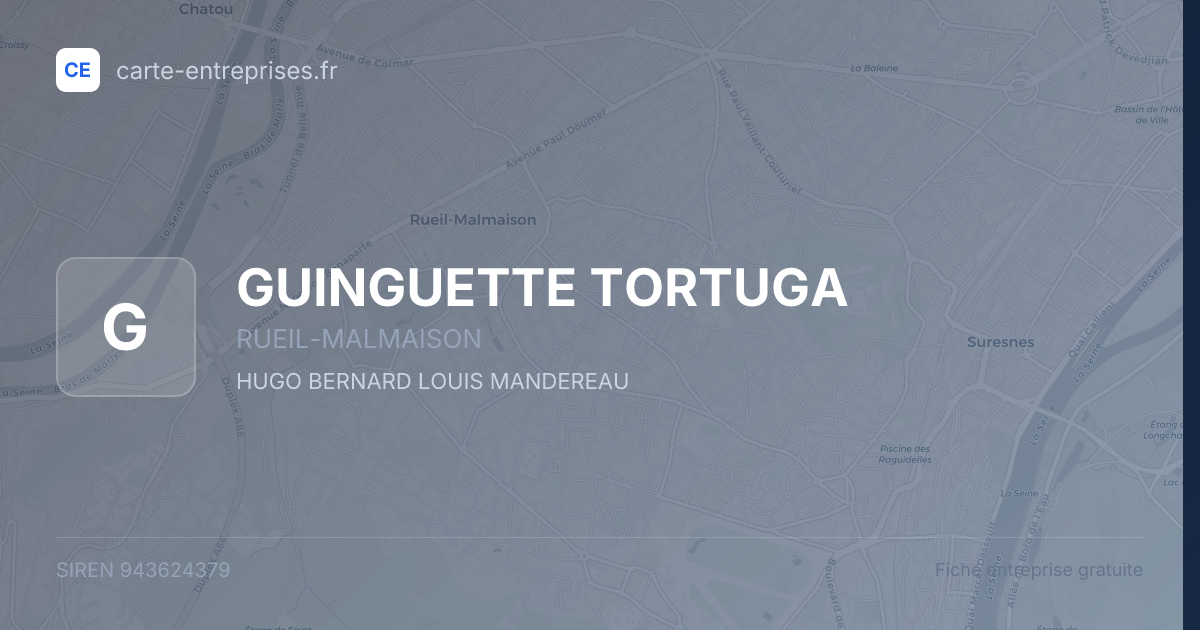 GUINGUETTE TORTUGA — 943624379 — fiche entreprise