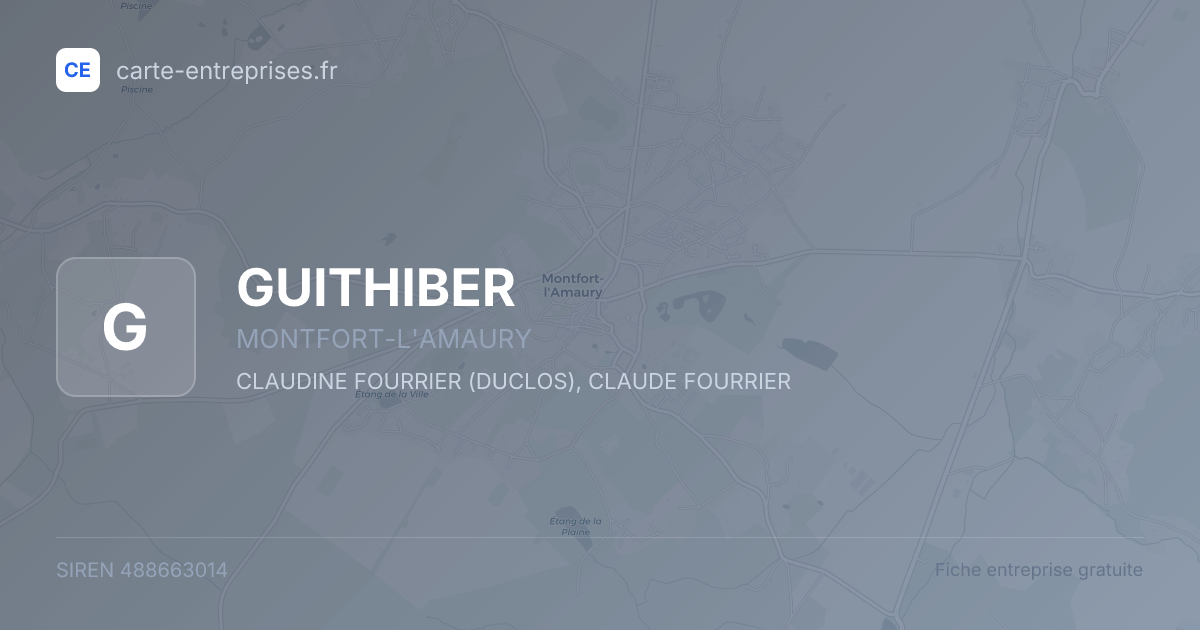 GUITHIBER — 488663014 — fiche entreprise