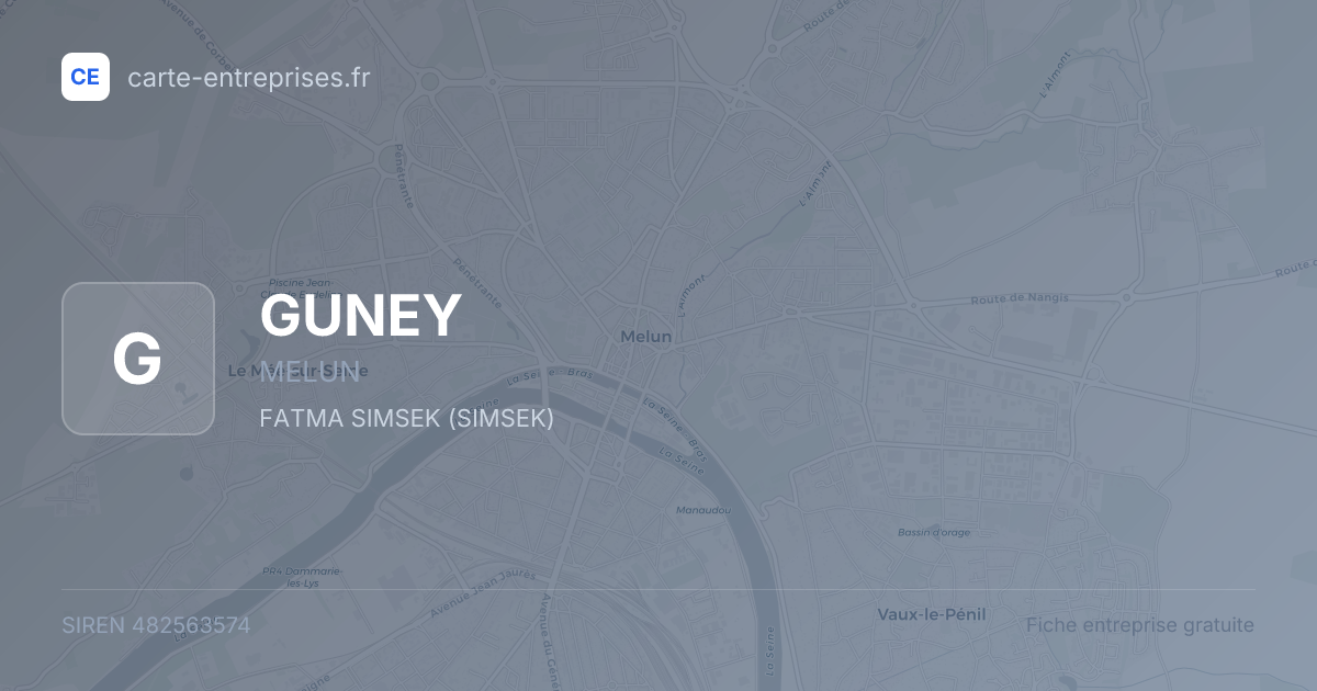 GUNEY — 482563574 — fiche entreprise