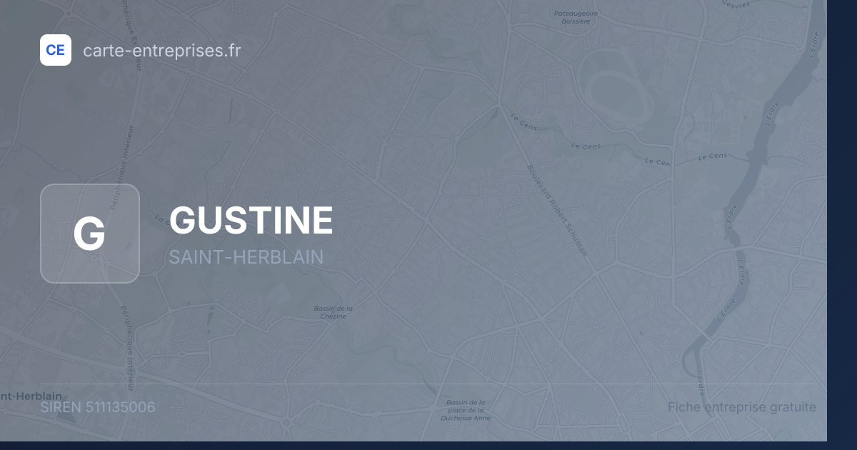 GUSTINE — 511135006 — fiche entreprise