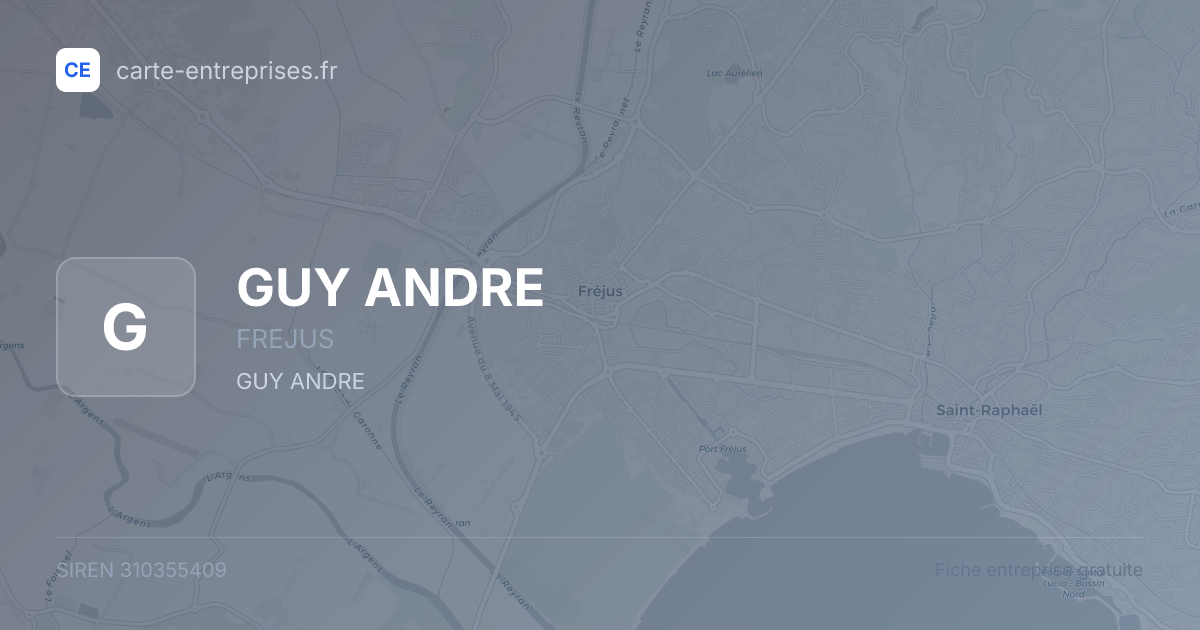 GUY ANDRE — 310355409 — fiche entreprise