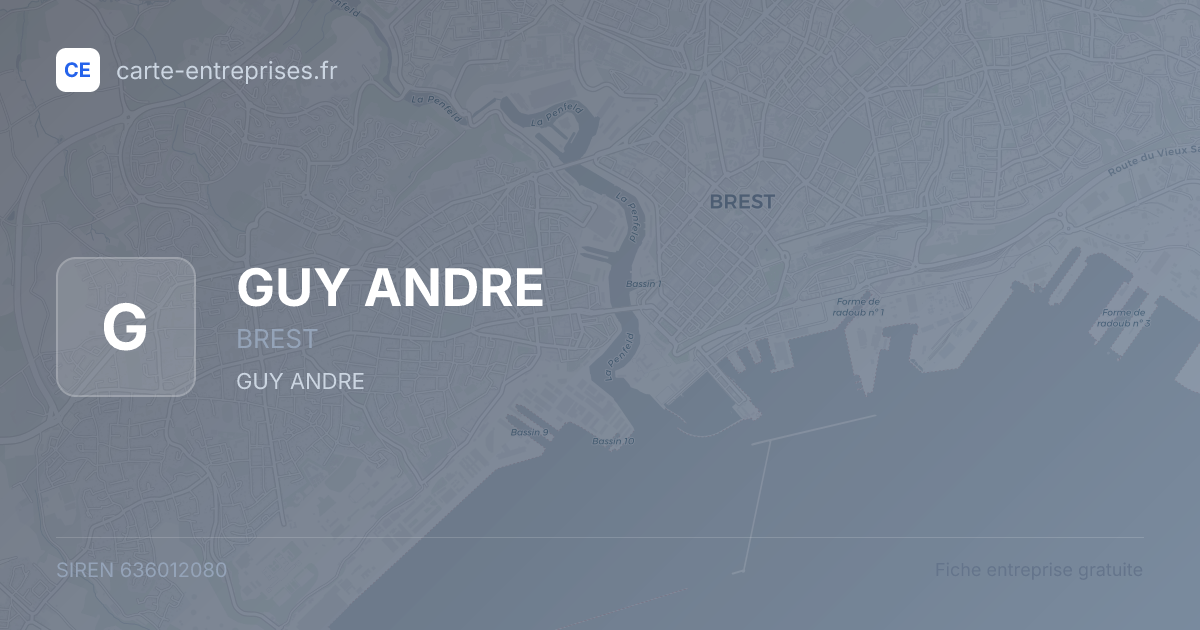 GUY ANDRE — 636012080 — fiche entreprise