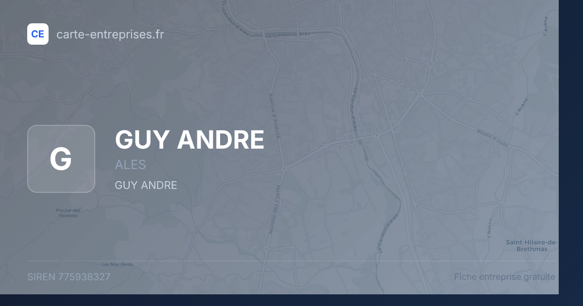 GUY ANDRE — 775938327 — fiche entreprise