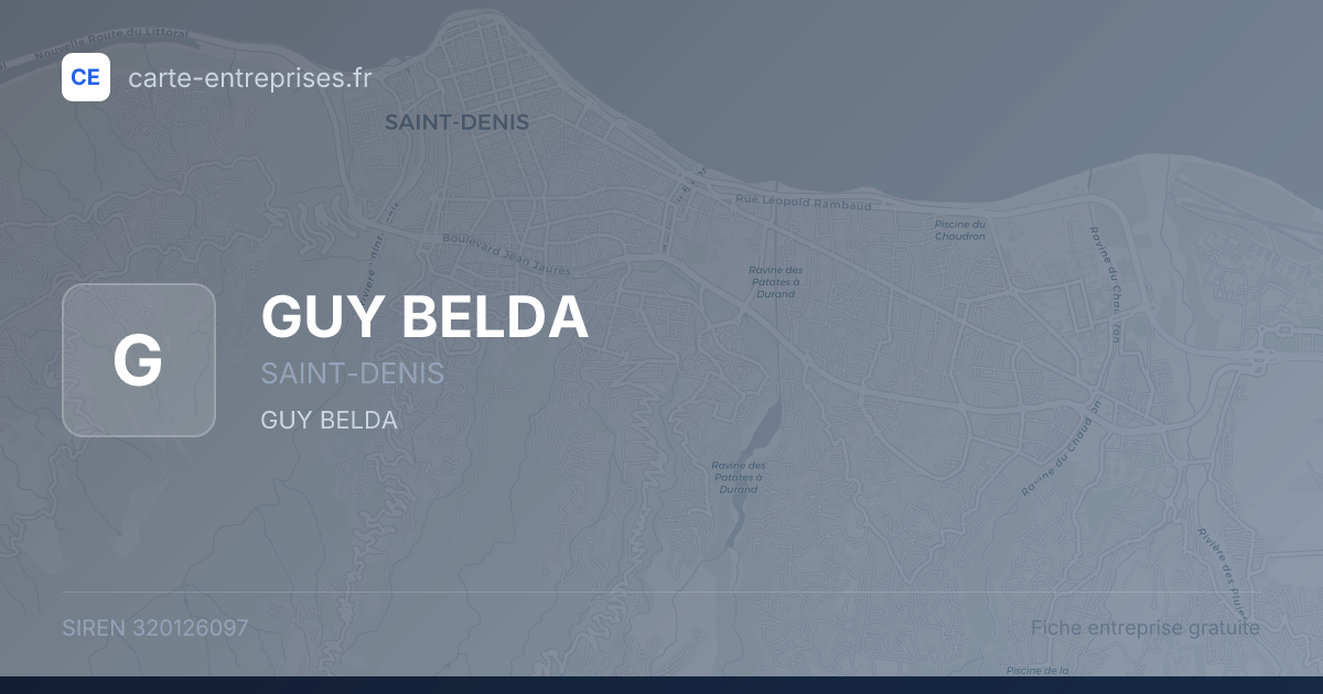 GUY BELDA — 320126097 — fiche entreprise