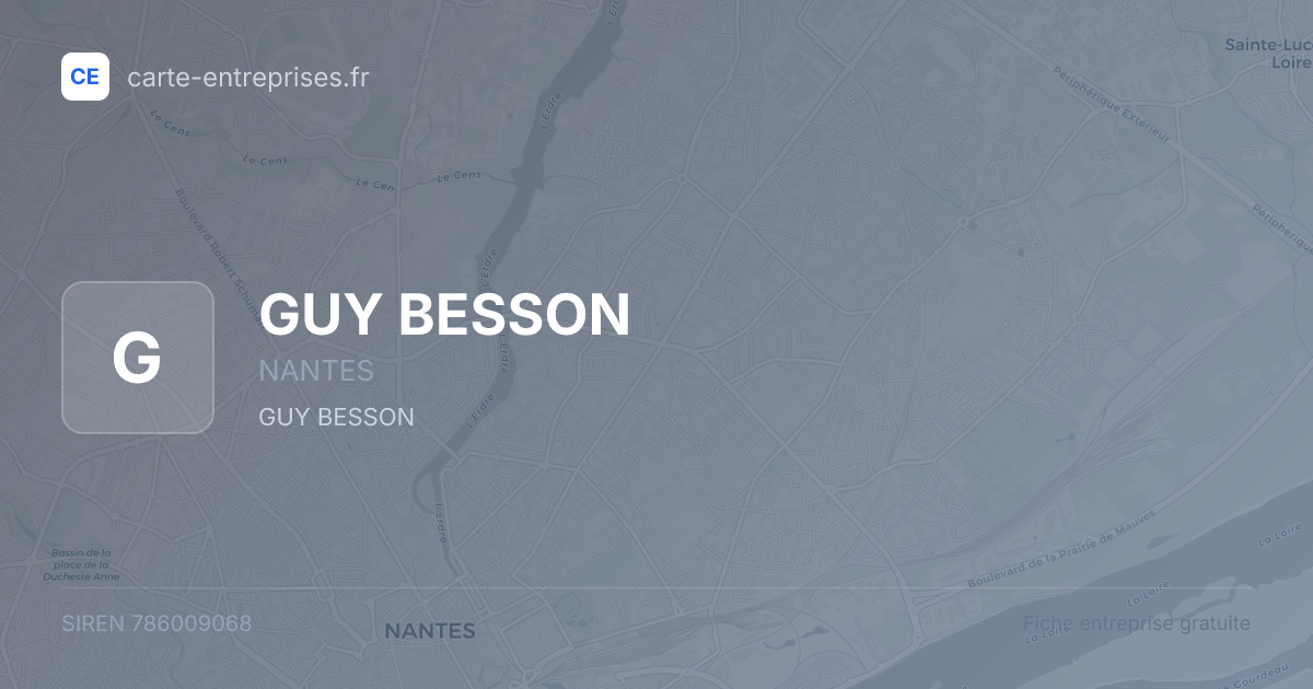 GUY BESSON — 786009068 — fiche entreprise