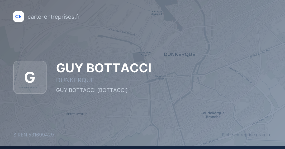 GUY BOTTACCI — 531699429 — fiche entreprise