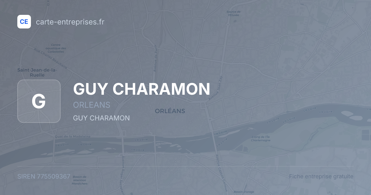 GUY CHARAMON — 775509367 — fiche entreprise