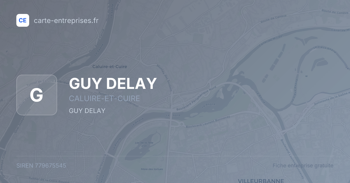 GUY DELAY — 779675545 — fiche entreprise