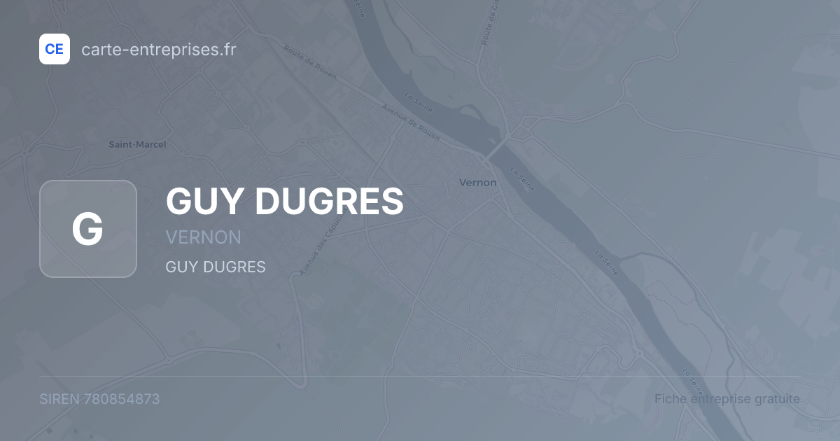 GUY DUGRES — 780854873 — fiche entreprise