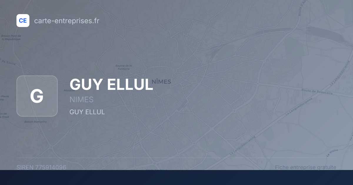 GUY ELLUL — 775914096 — fiche entreprise