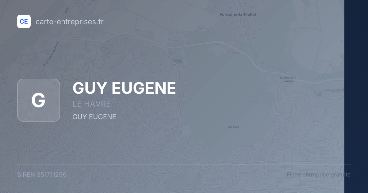 GUY EUGENE — 351711296 — fiche entreprise