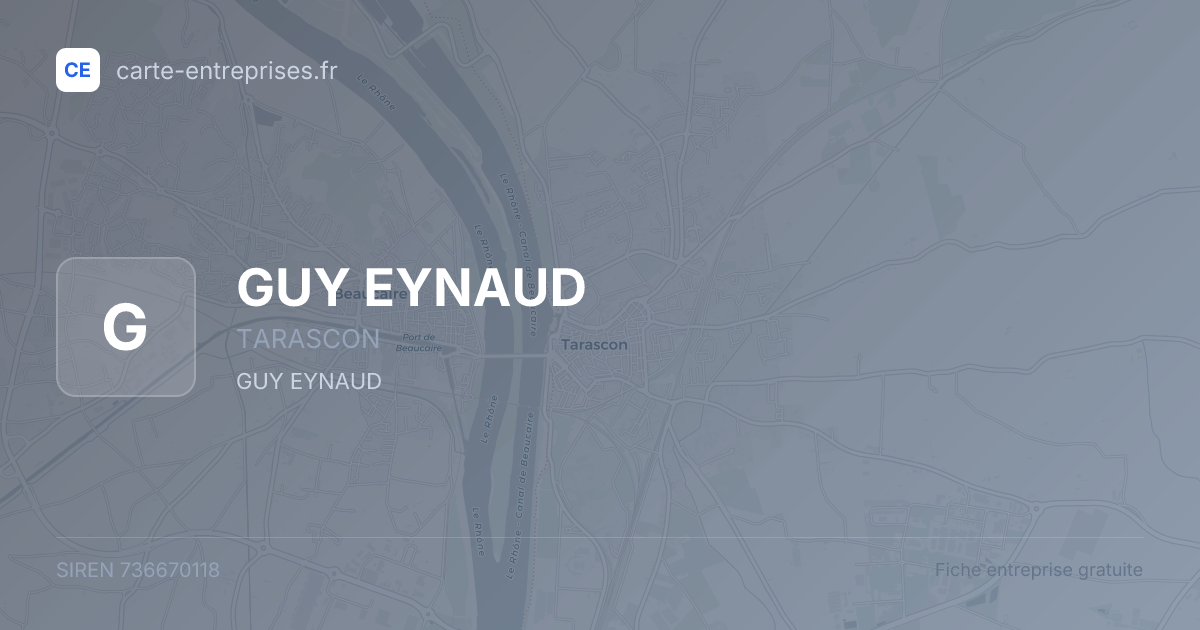 GUY EYNAUD — 736670118 — fiche entreprise
