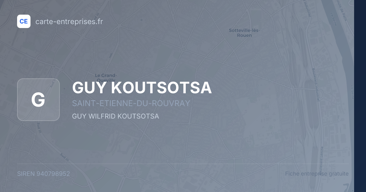 GUY KOUTSOTSA — 940798952 — fiche entreprise