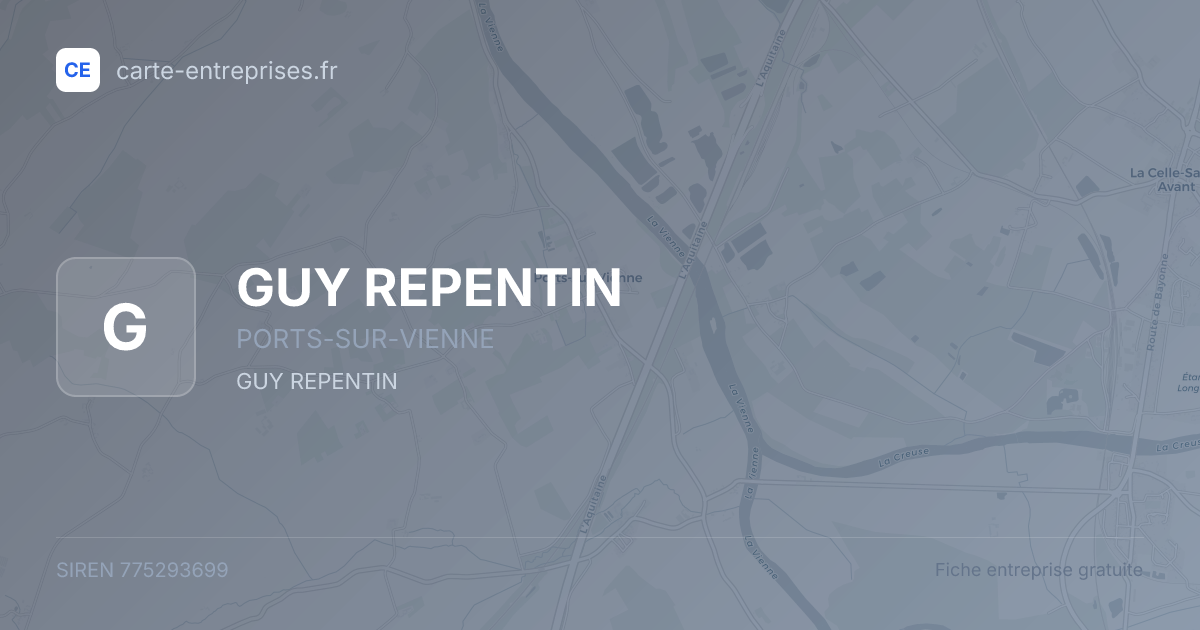 GUY REPENTIN — 775293699 — fiche entreprise