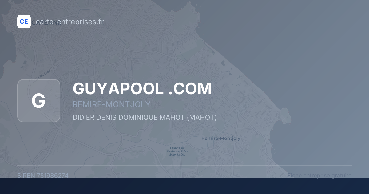 GUYAPOOL .COM — 751986274 — fiche entreprise