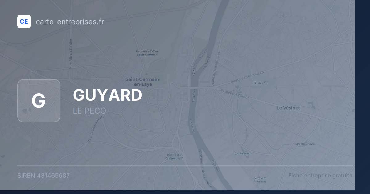 GUYARD — 481465987 — fiche entreprise