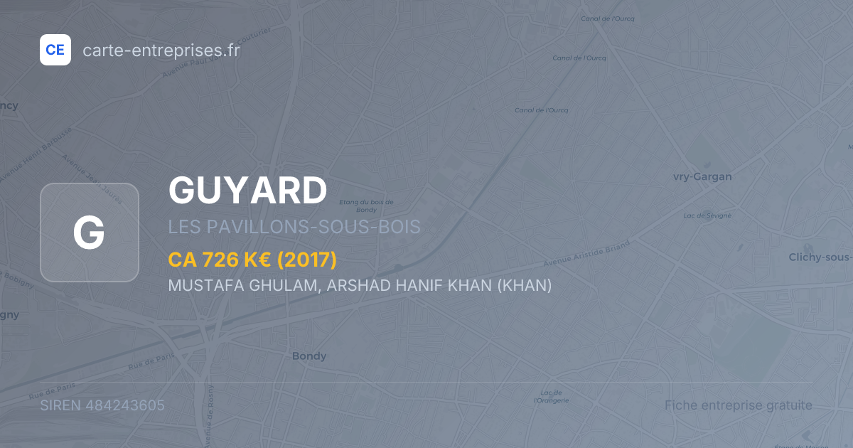 GUYARD — 484243605 — fiche entreprise
