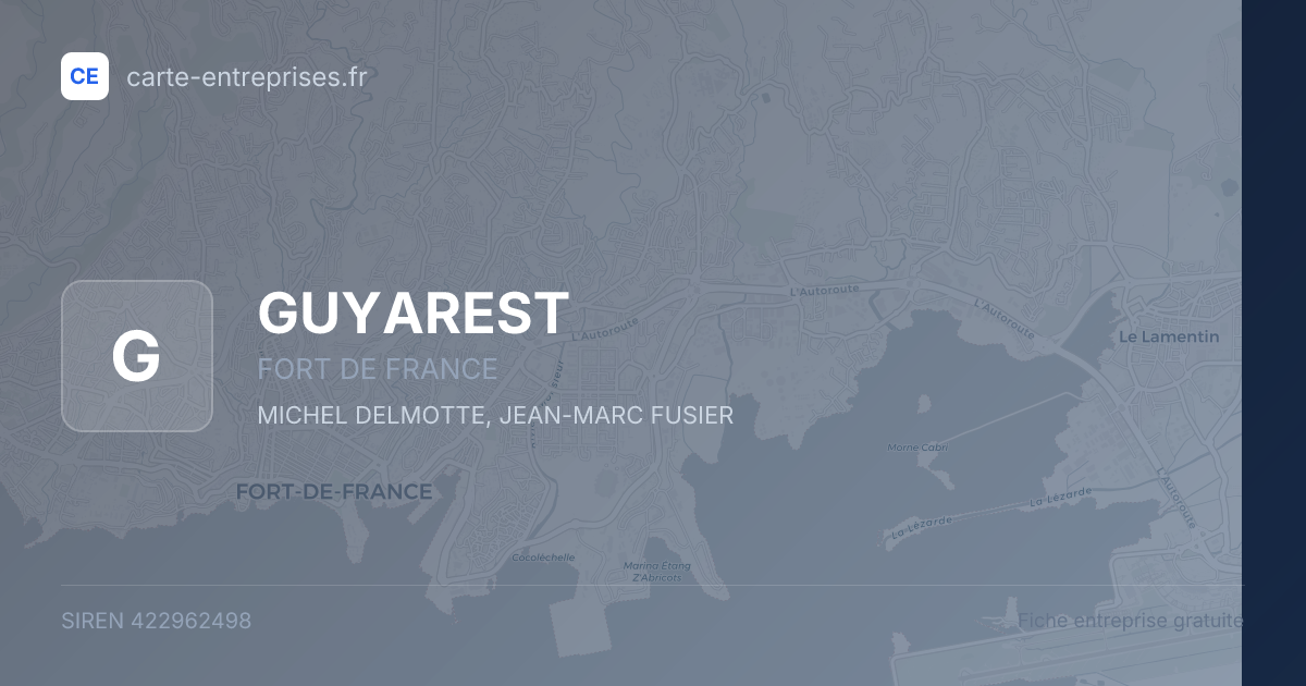 GUYAREST — 422962498 — fiche entreprise