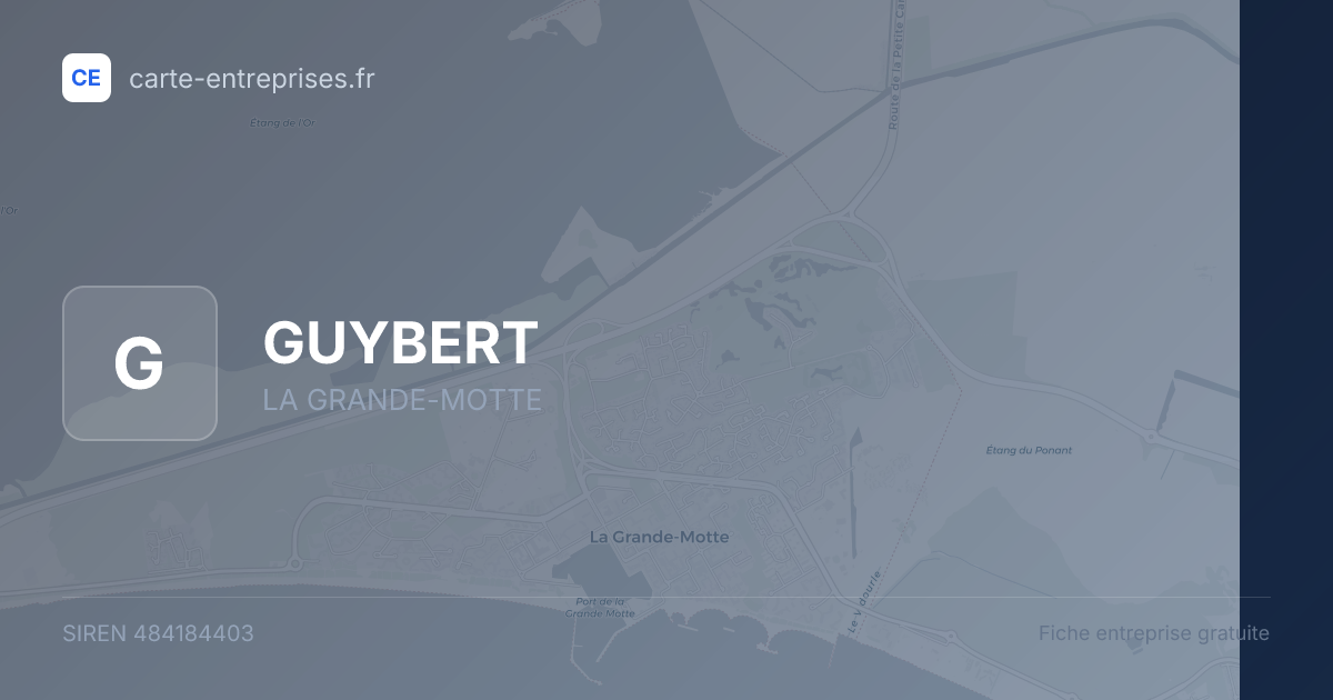 GUYBERT — 484184403 — fiche entreprise