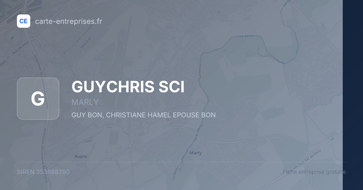 GUYCHRIS SCI — 353888290 — fiche entreprise