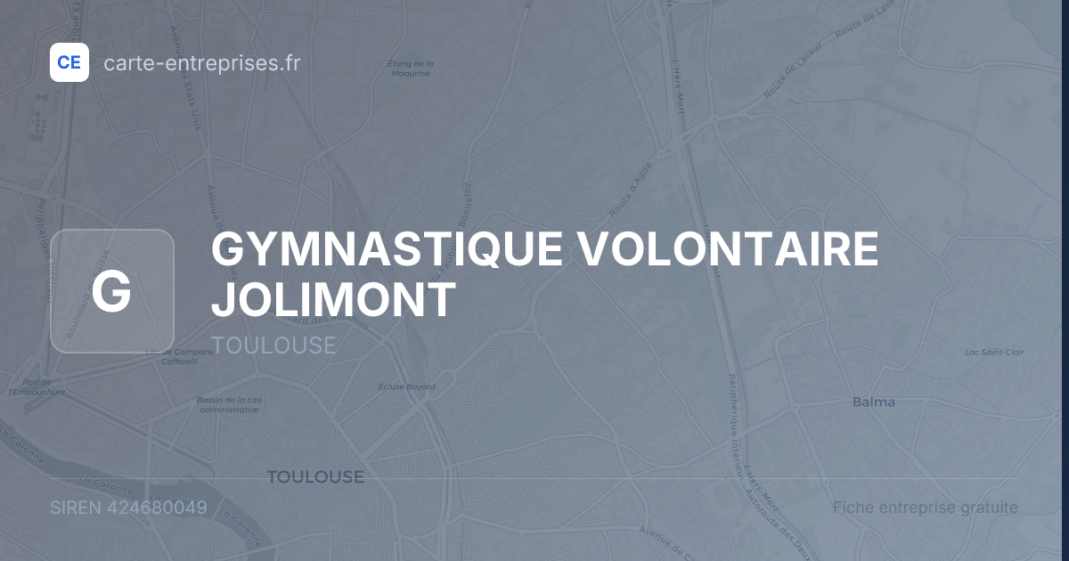 GYMNASTIQUE VOLONTAIRE JOLIMONT — 424680049 — fiche entreprise