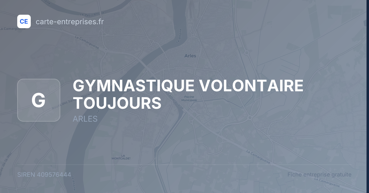 GYMNASTIQUE VOLONTAIRE TOUJOURS — 409576444 — fiche entreprise