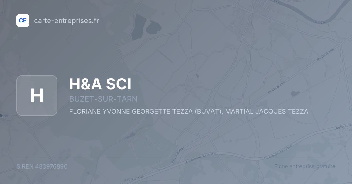 H&A SCI — 483976890 — fiche entreprise