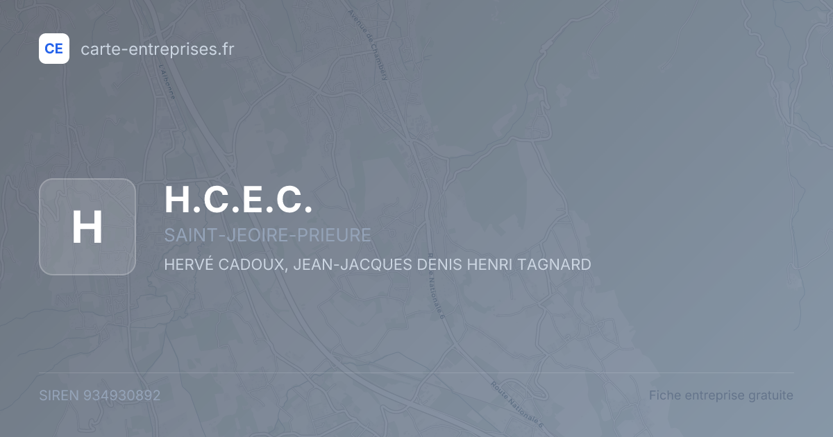 H.C.E.C. — 934930892 — fiche entreprise