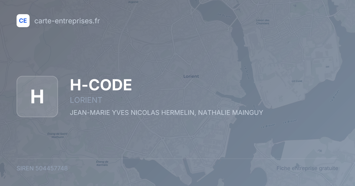 H-CODE — 504457748 — fiche entreprise