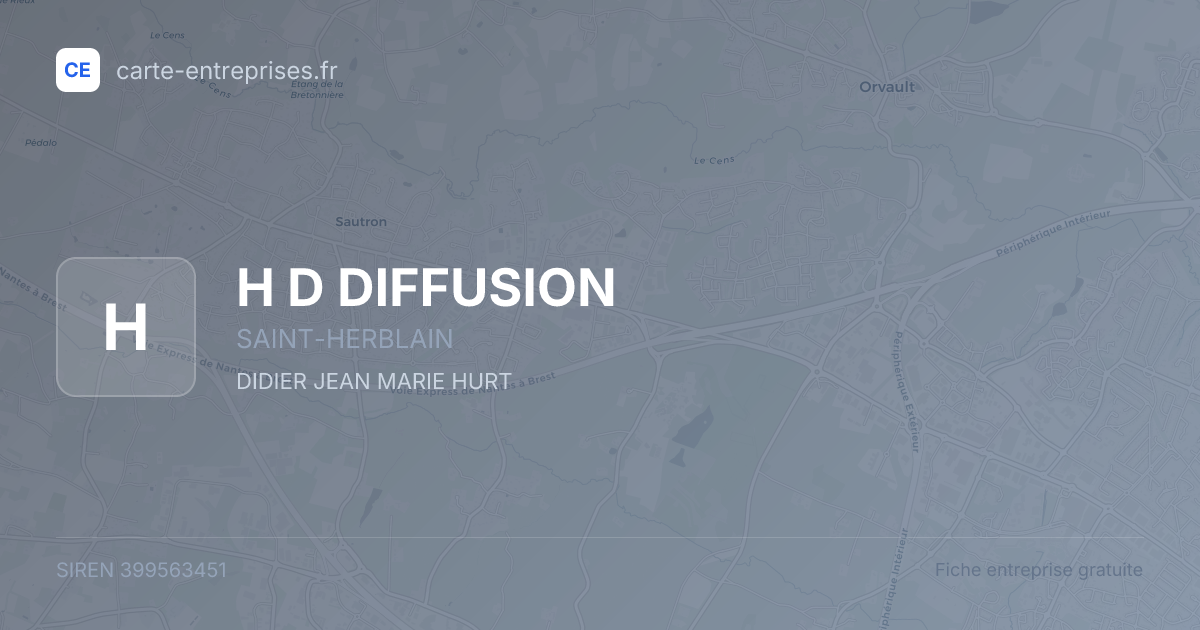 H D DIFFUSION — 399563451 — fiche entreprise
