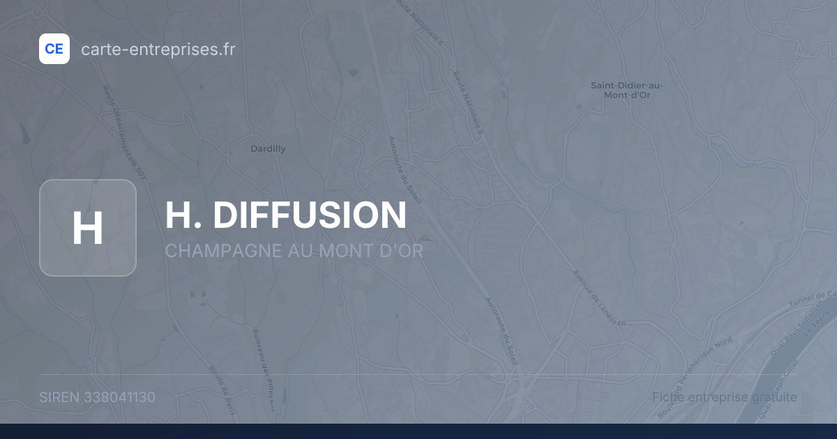H. DIFFUSION — 338041130 — fiche entreprise